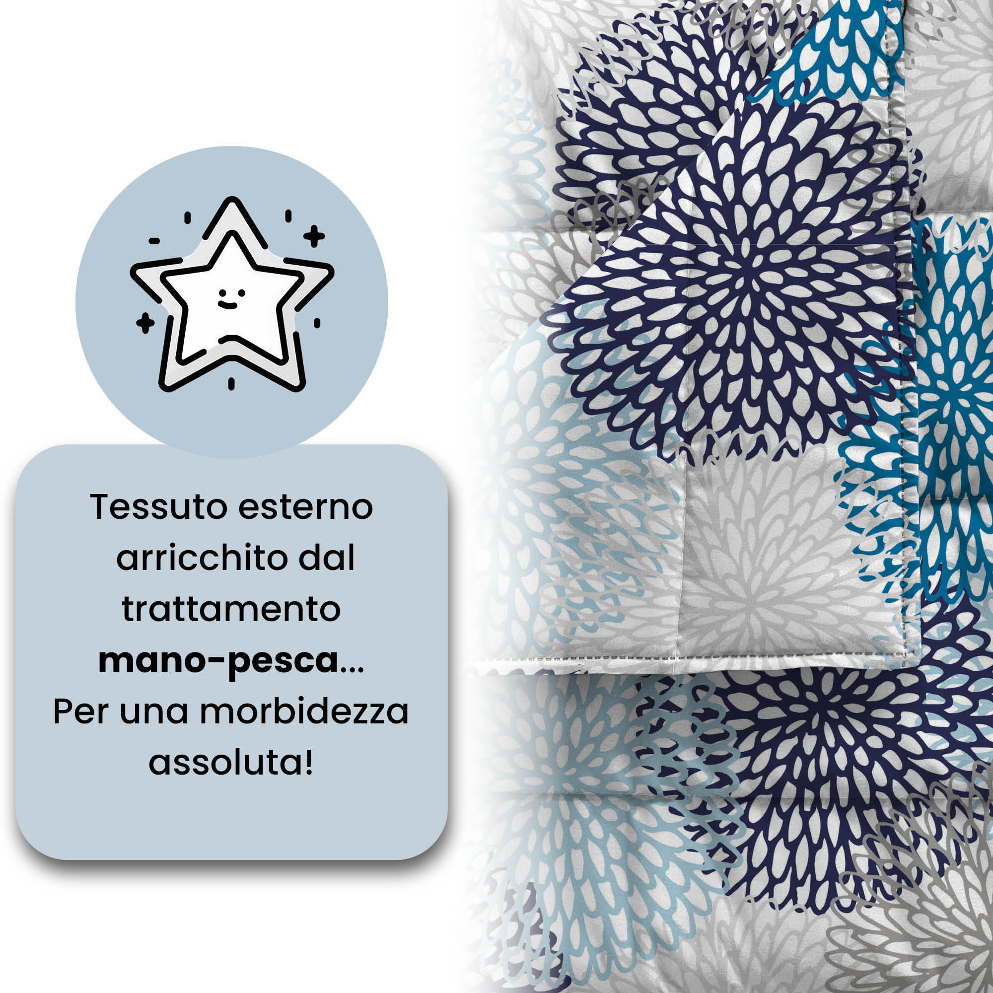 TRAPUNTINO ESTIVO BASIC, 100gr - Made in Italy - MATRIMONIALE