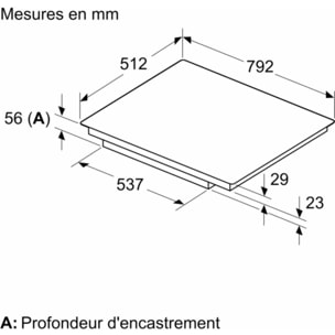 Plaque induction NEFF T68PTY4L0 TwistPad