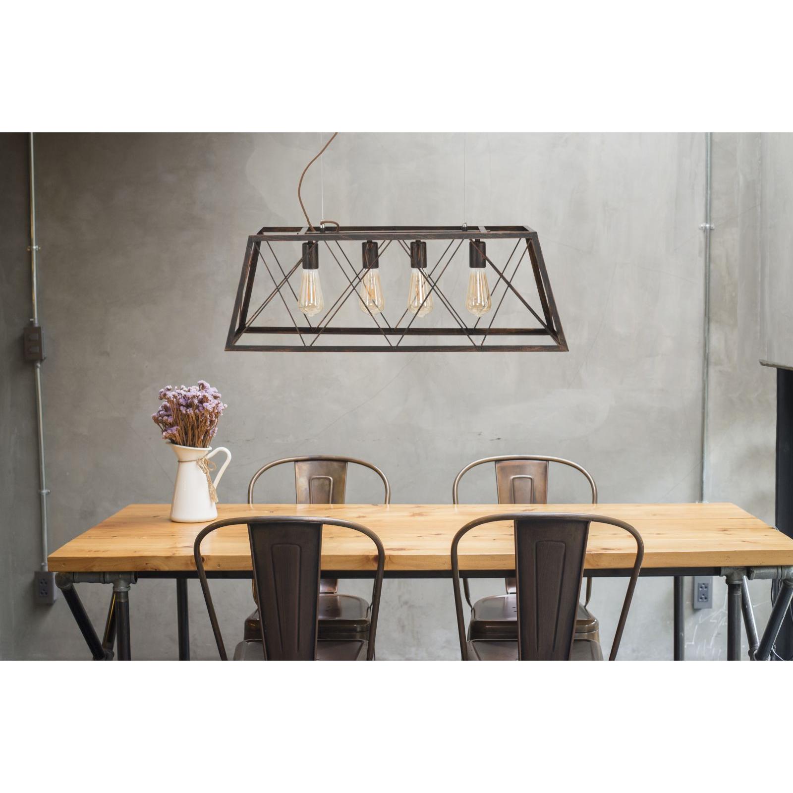 LAMPADARIO INDUSTRY OFFICINE 55 BICOLORE