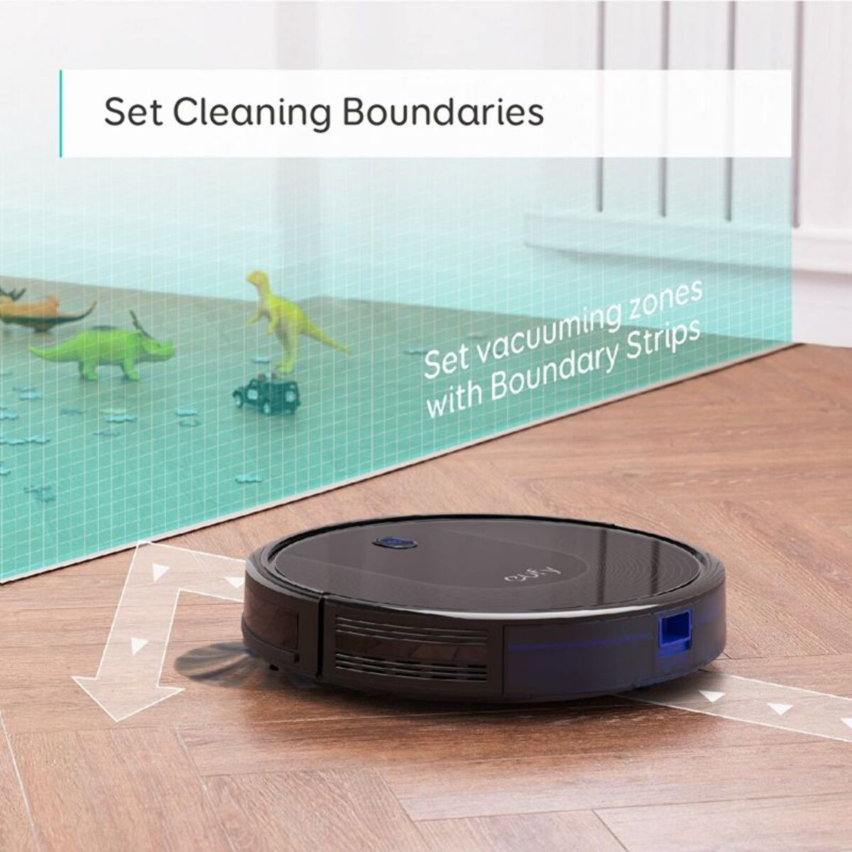 Mur virtuel EUFY Délimitation magnétique x2 zones interdites RoboVac 35C L70