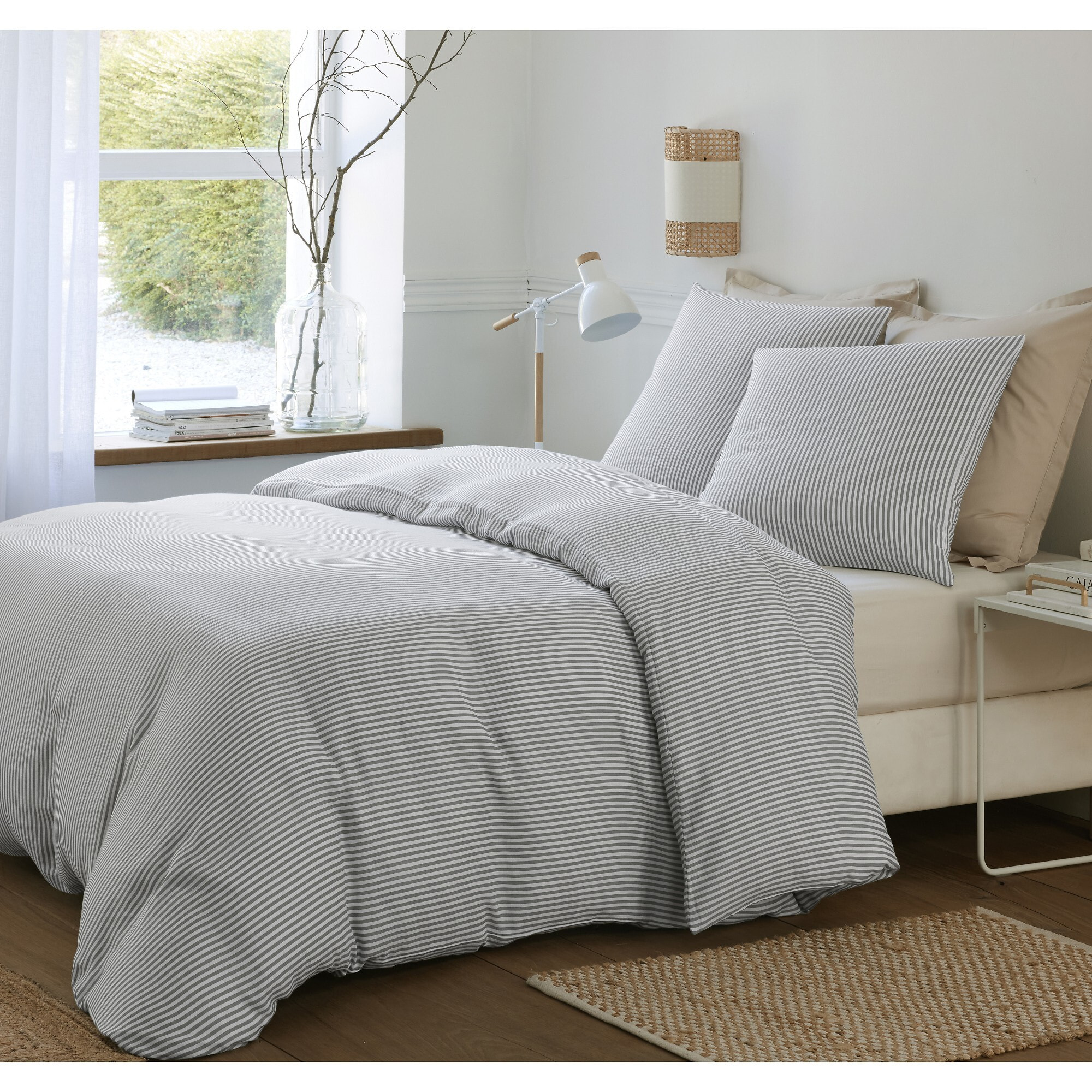Parure housse de couette 100% gaze de coton imprimé laya