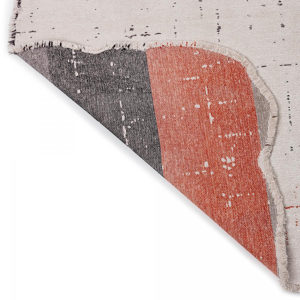 ATINPO Tapis salon kilim, Forme originale, Tissé à la main