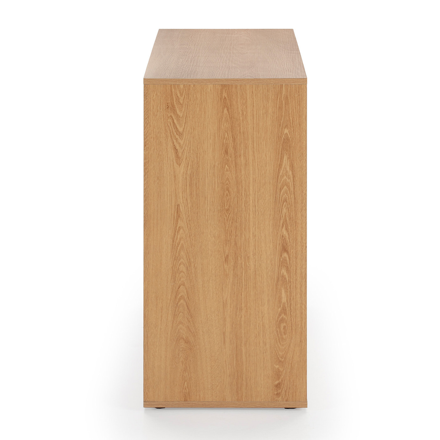 Aparador Tori 3 Puertas 3 cajones, Color Roble, 140 cm