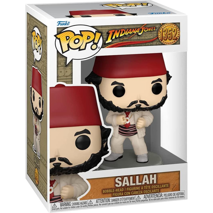 POP Movies: Indiana Jones - I predatori dell'arca perduta Figure 9 cm Sallah FUNKO