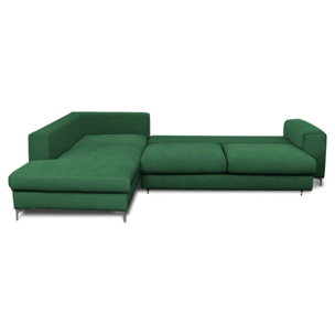 Canapé Velours Angle Gauche Fiesole 3 Places