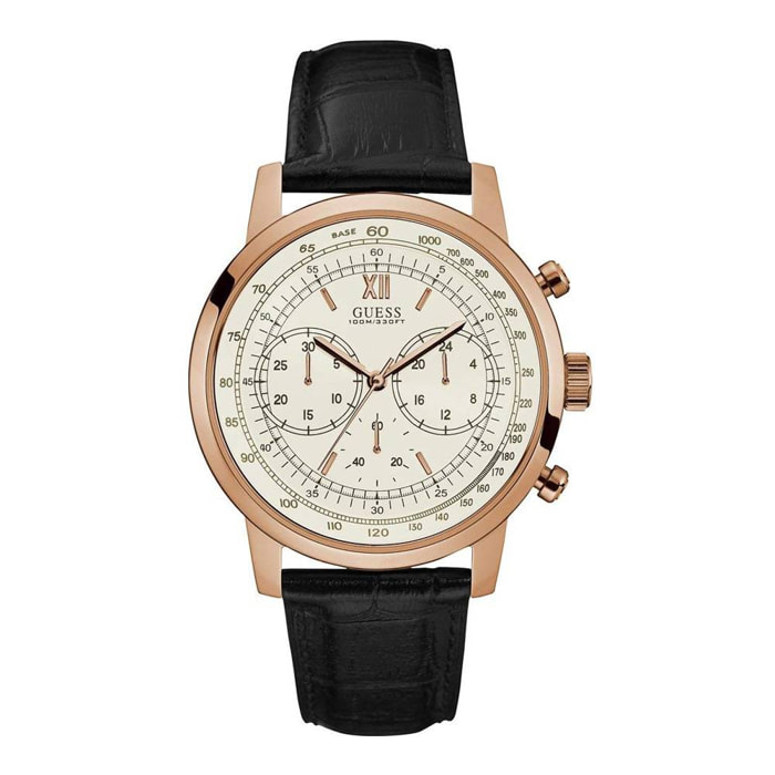 Reloj Guess W0916G2 Hombre Analogico Cuarzo con Correa de Piel