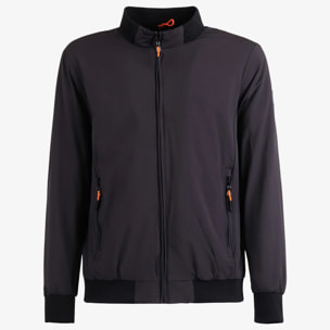 Giacca Esercito con zip nera uomo