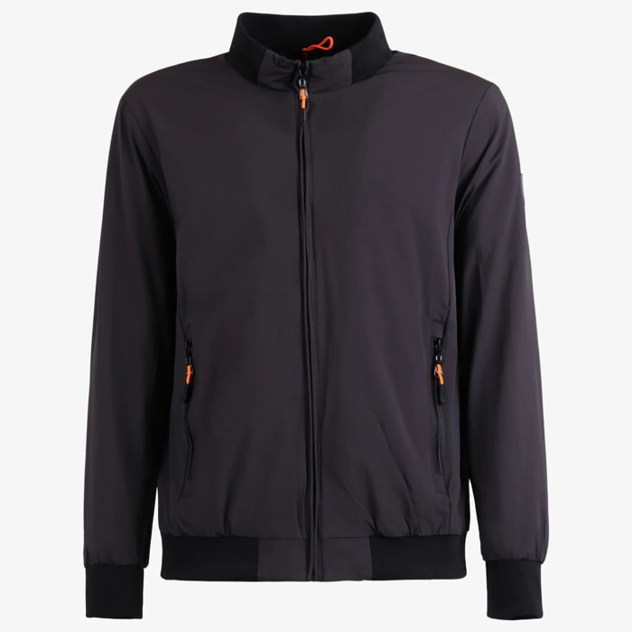 Giacca Esercito con zip nera uomo