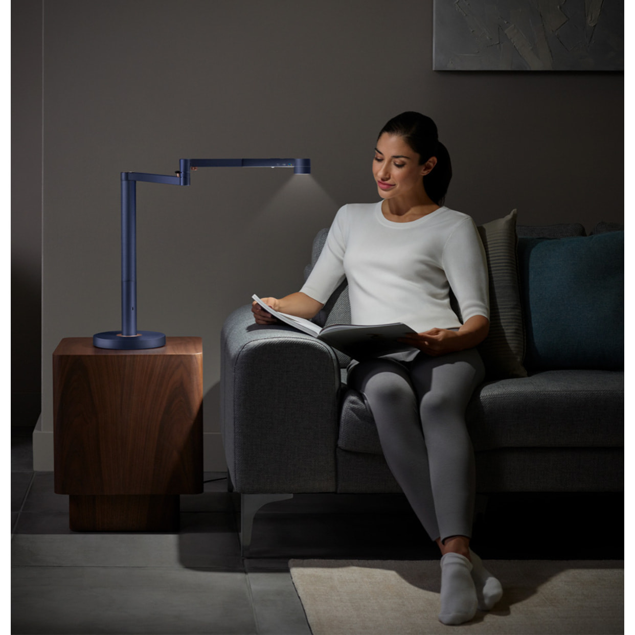 Lampe de Bureau Dyson Solarcycle Morph™ Bleu de Prusse/Cuivré