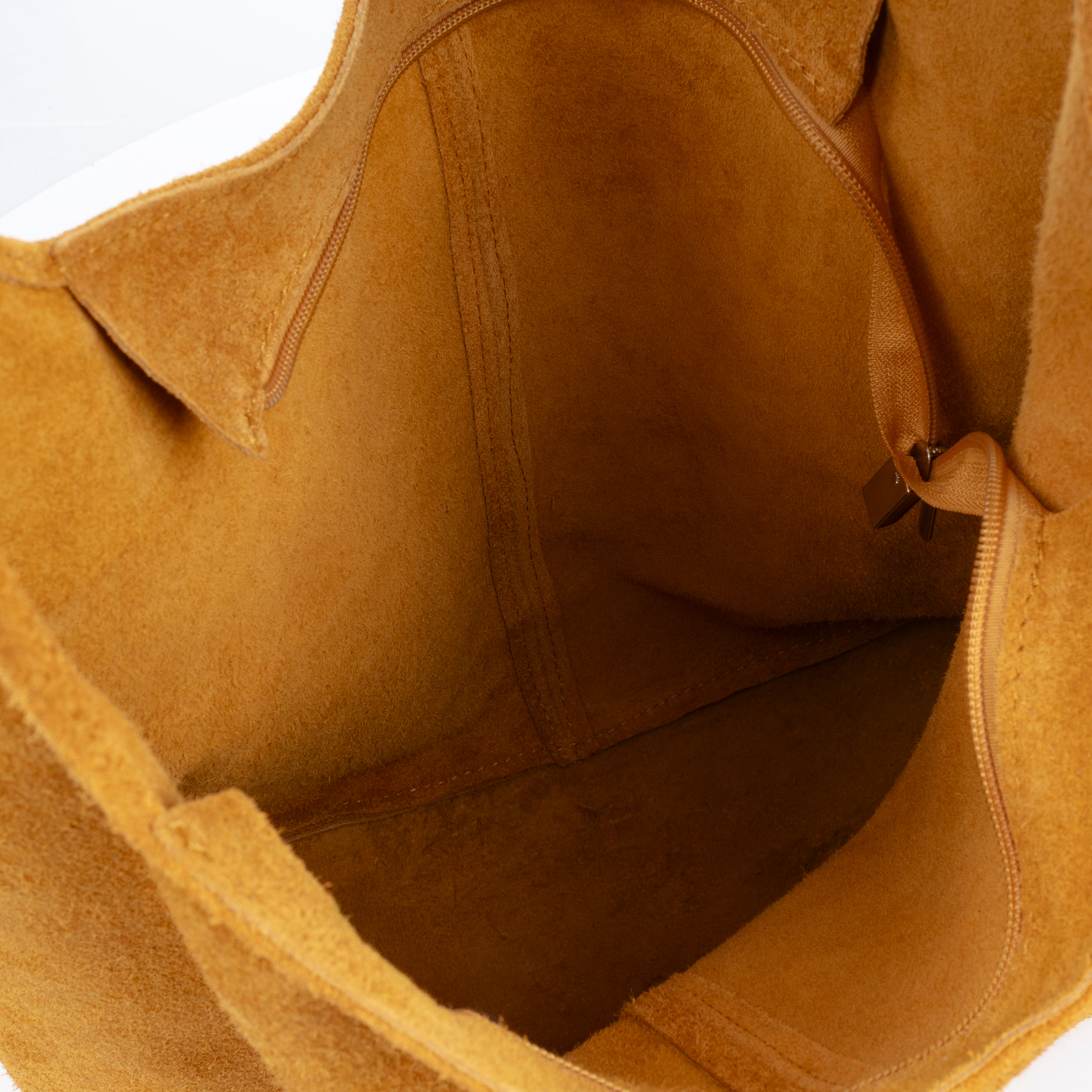 Bagnara bolso shopper mujer. Piel auténtica Gamuza.