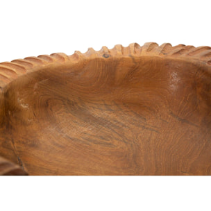 S/TASCHE GARIT IN TEAK RIC. CM 37X40X16 (PEZZI UNICI - NON RIP. IN SERIE)