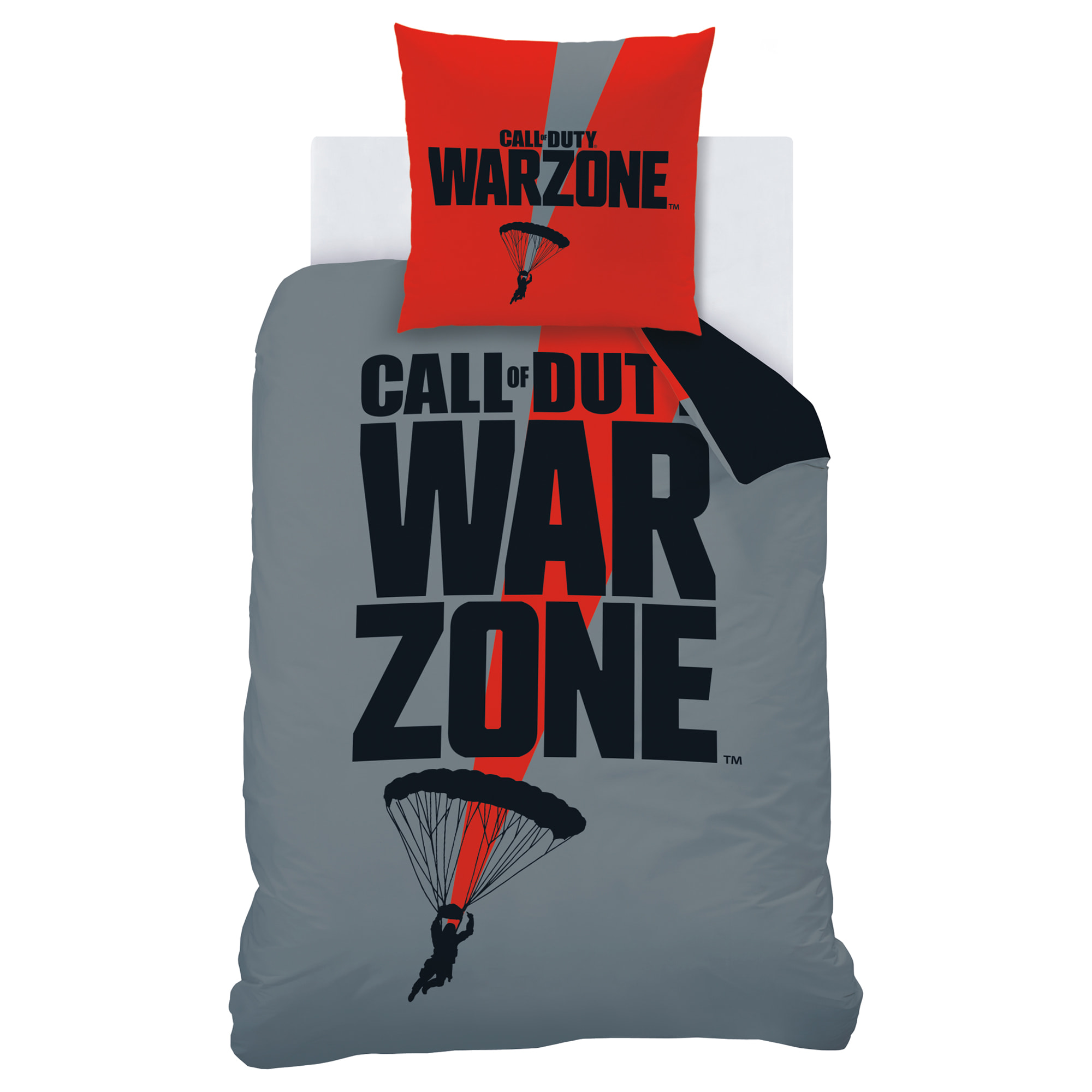 Parure de lit imprimée 100% coton, CALL OF DUTY PARACHUTE