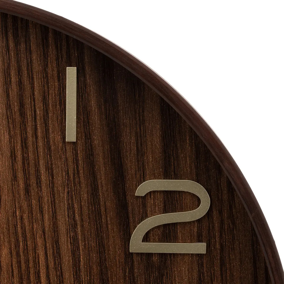Horloge Ivana bois foncé D55cm
