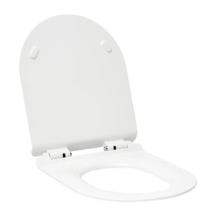 Pack WC suspendu complet Geberit Duofix autoportant, WC Swiss Aqua Technologies Brevis, abattant SoftClose, plaque blanche