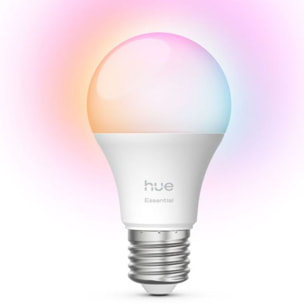 Ampoule LED connectée PHILIPS HUE Essential E27 WCA A60 1P