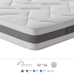 Combinazione: Materasso "Sogno" 1cm memory foam H18 cm 180x200 con coppia di guanciali Aloe vera