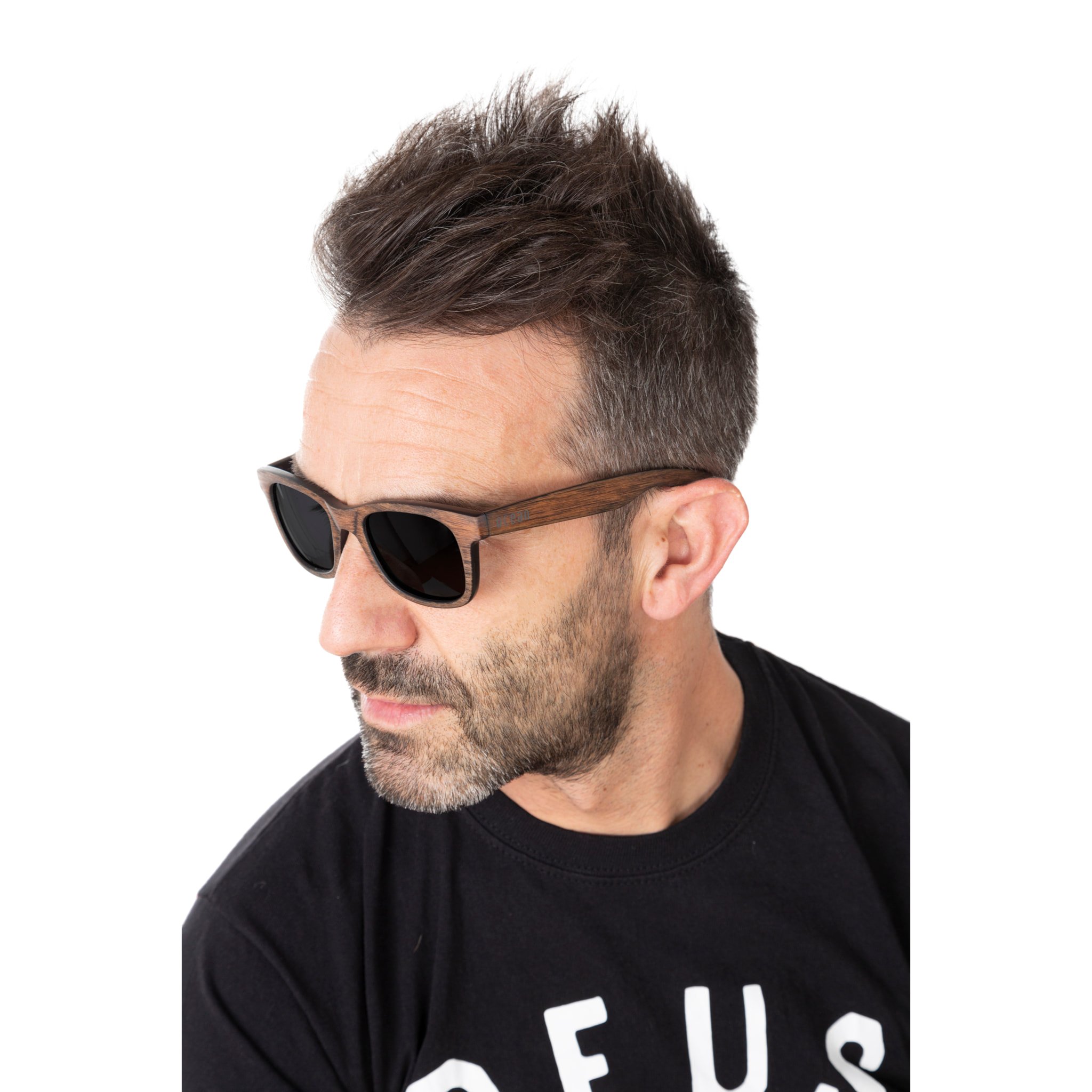Gafas de sol OCEAN SHARK - Color madera / Ahumada