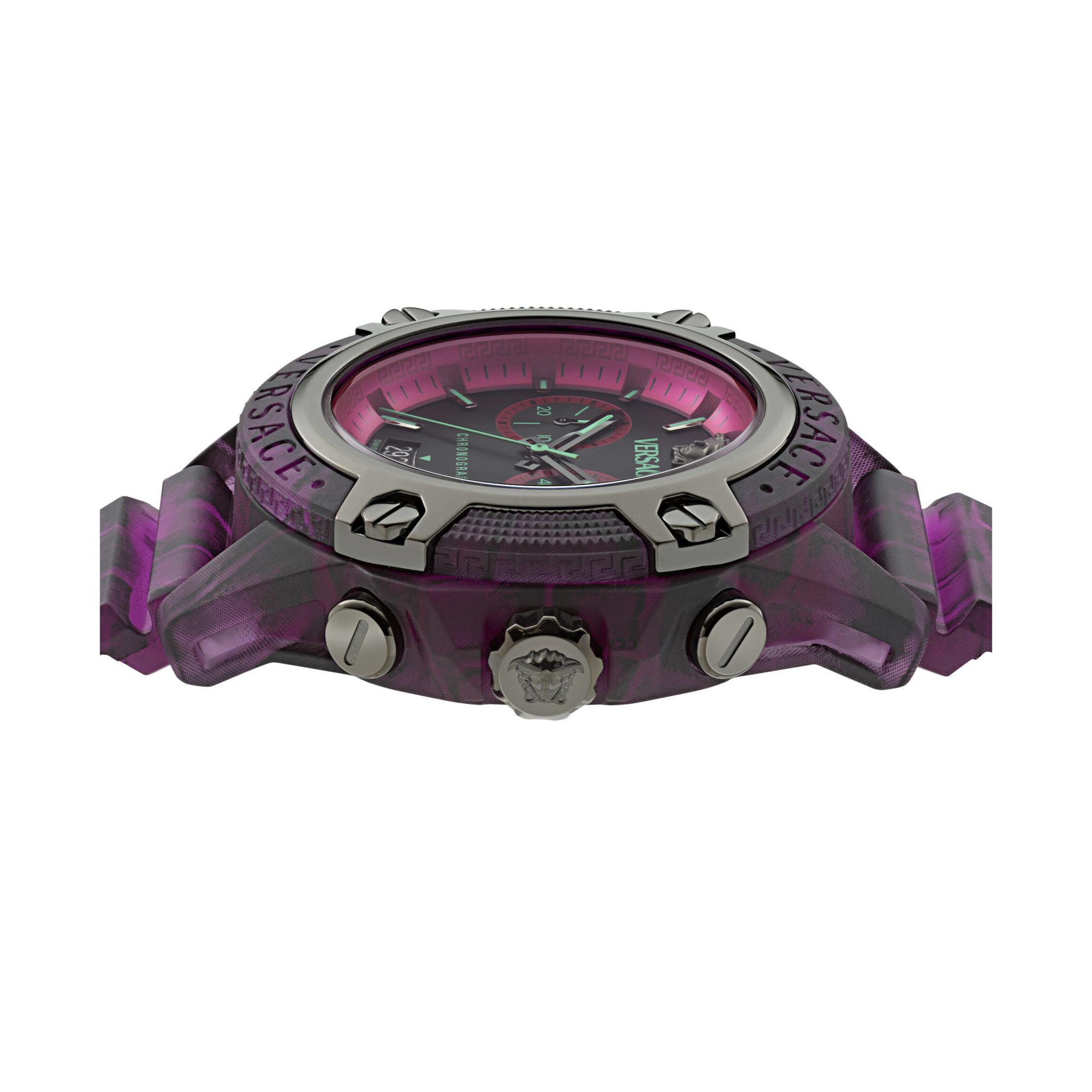 Versace Orologio Cronografo Al Quarzo Icon Active New