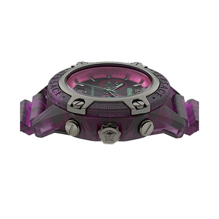 Versace Orologio Cronografo Al Quarzo Icon Active New