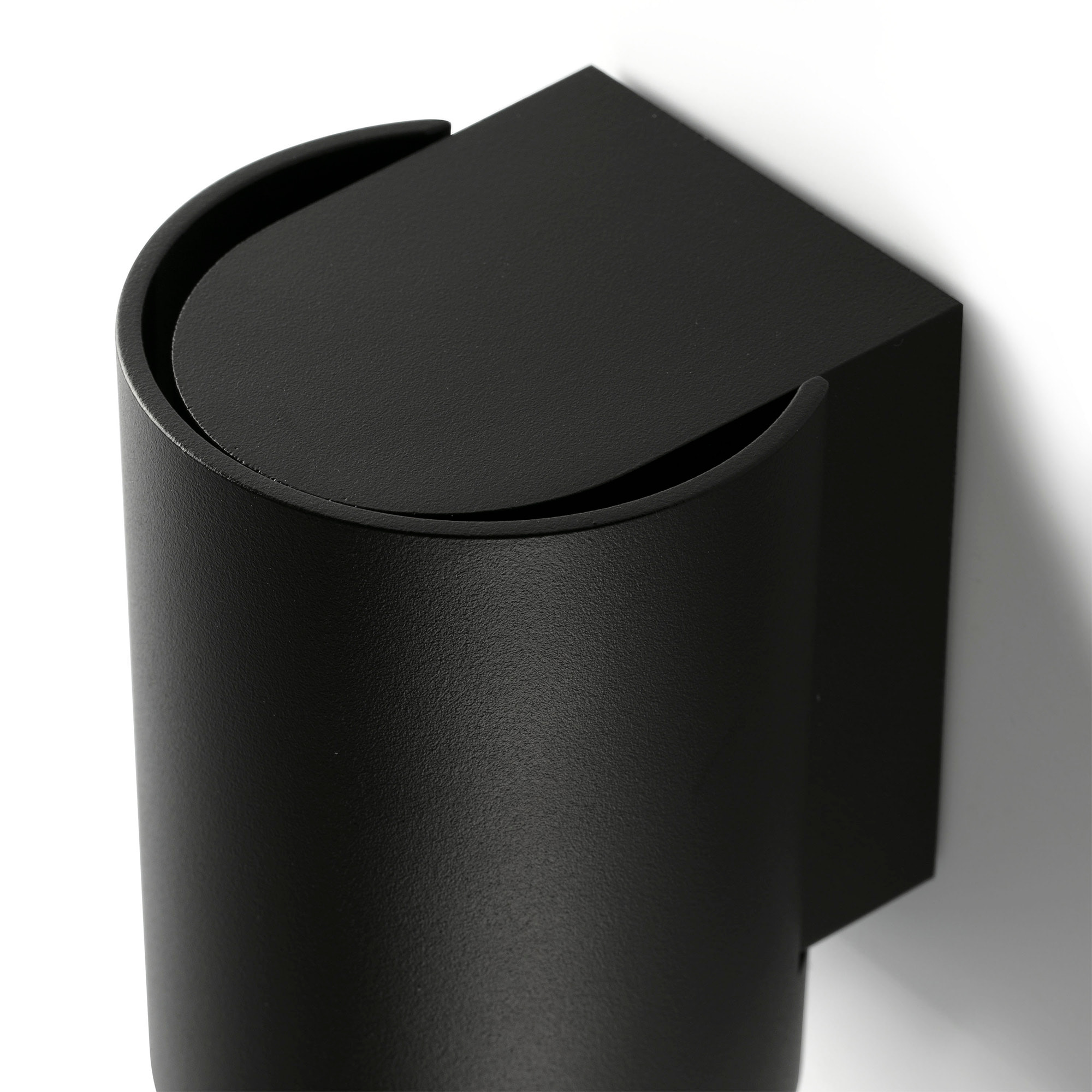 KOV 1L Lampe applique ronde noire 3000K 23°