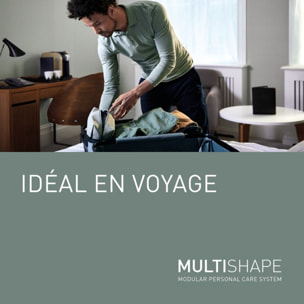 Tondeuse multi usages PANASONIC Multishape ER-CKL2-A301, molette réglable, 58 hauteurs de coupe, précision 0,5 mm, autonomie 70 mn