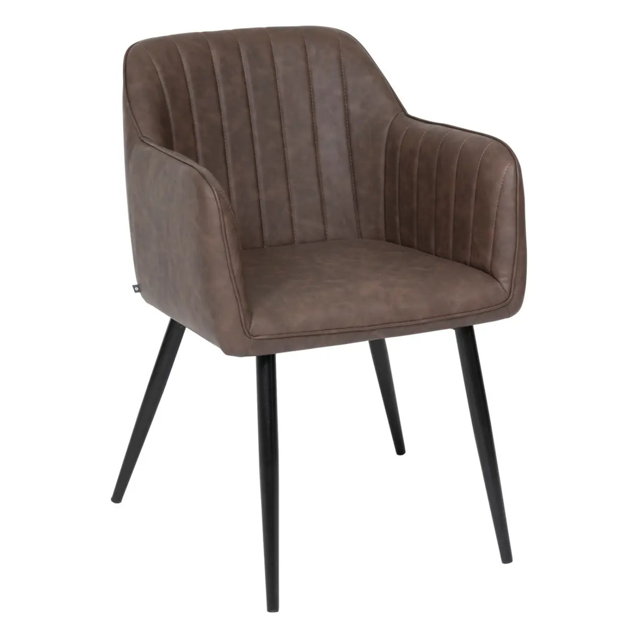 Fauteuil à dîner "Visoca" marron