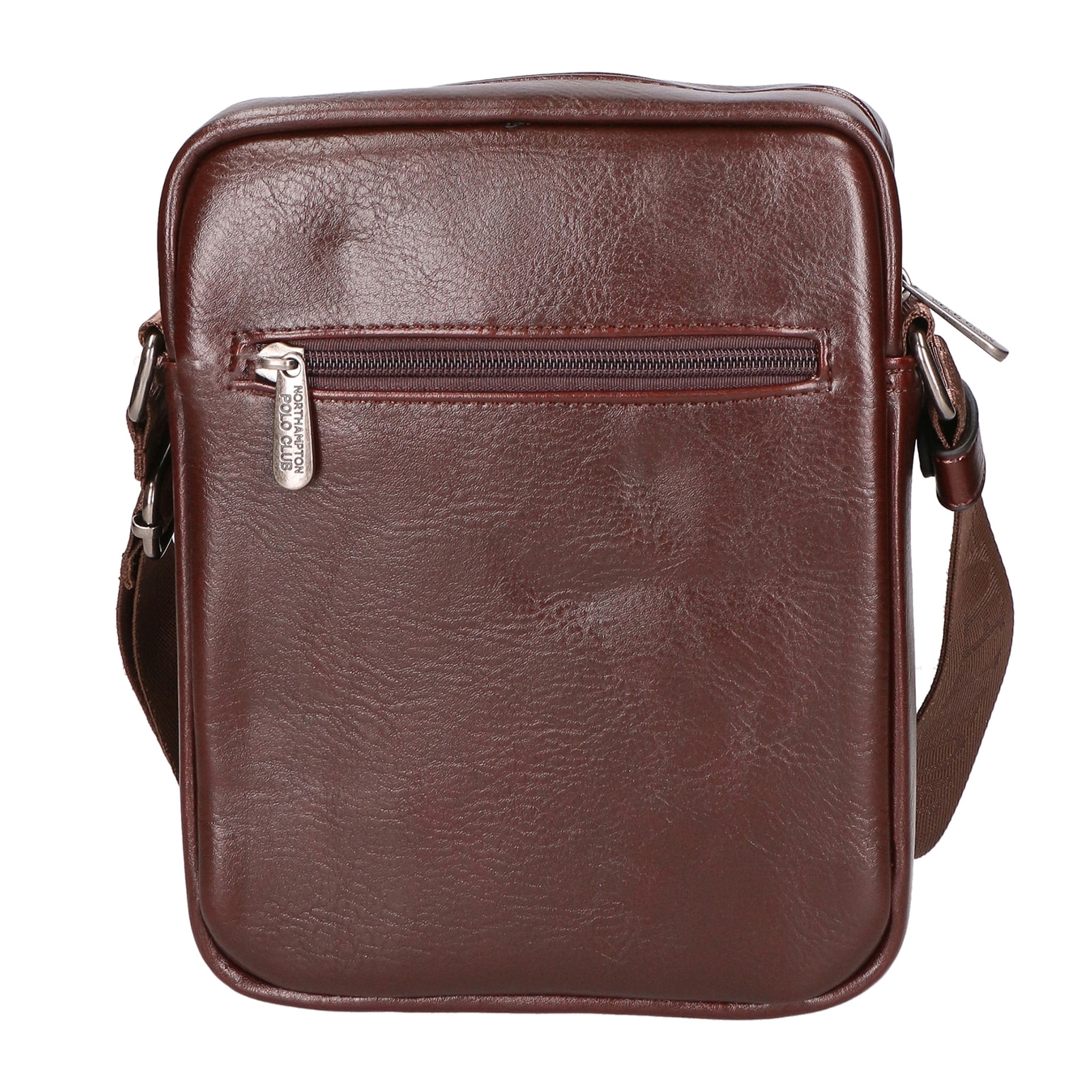 Borsa a tracolla da Uomo in Ecopelle Prodotto Vegano 19x23x6 cm