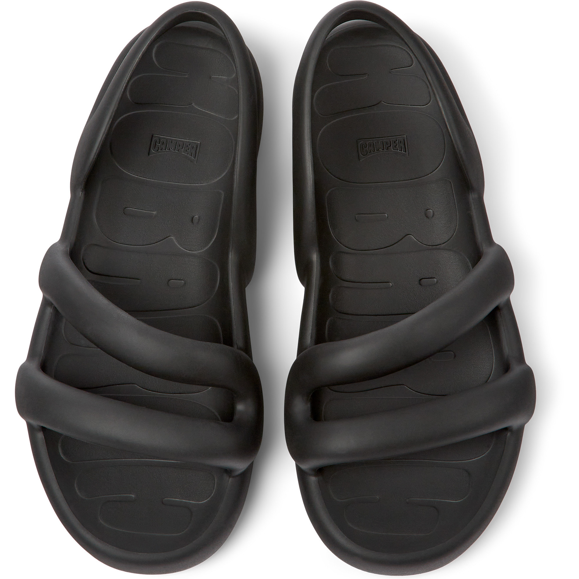 Sandalias - CAMPER Kobarah Flat - Negro - Sintético