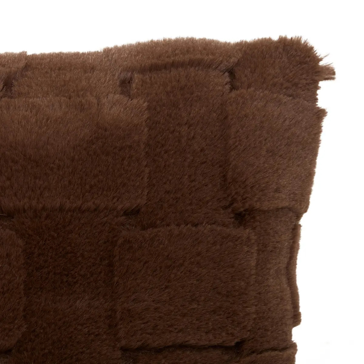 Coussin Nalia carré 45x45cm marron