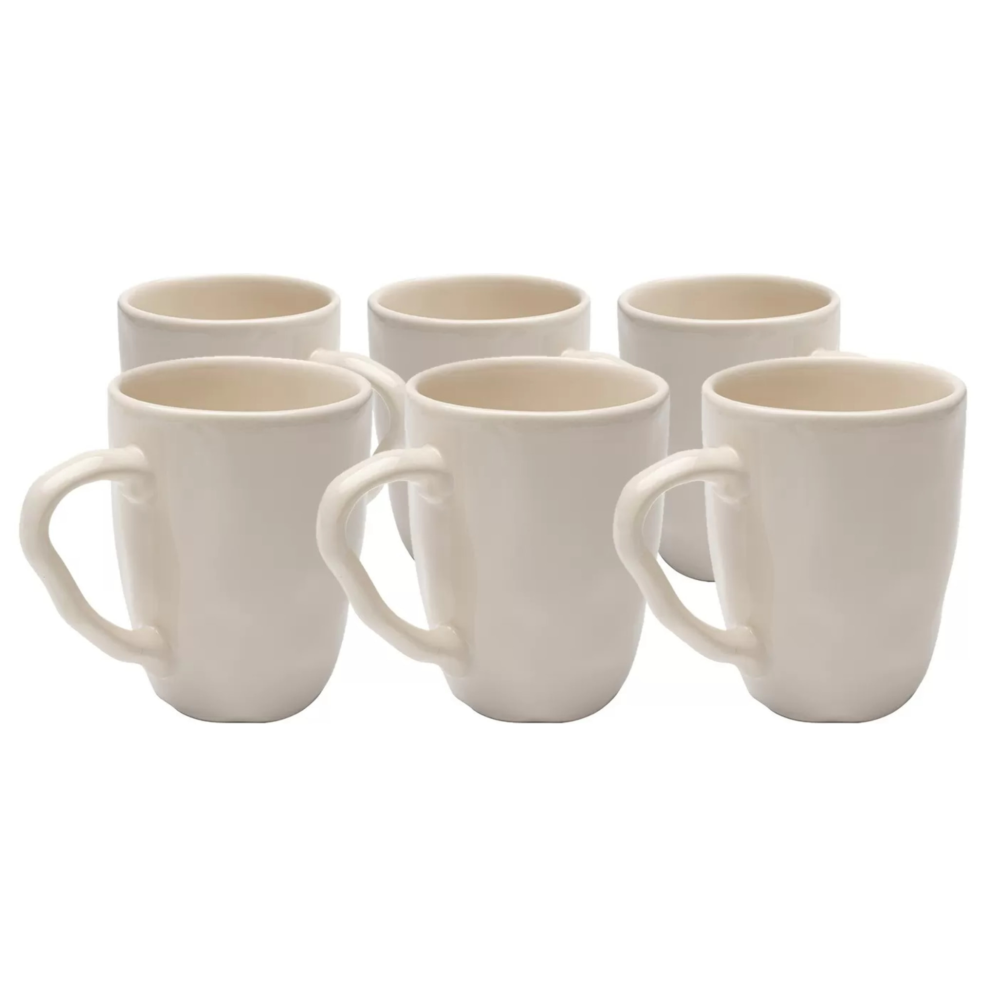 Mugs Organic crème set de 6 Kare Design