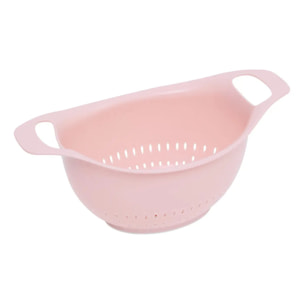 Passoire Poly ovale D.24cm rose