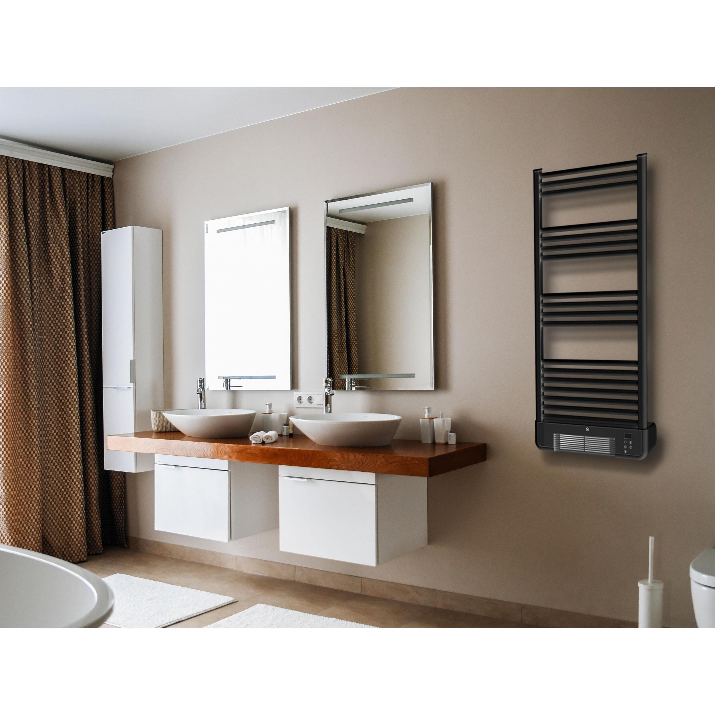 Radiateur sèche-serviettes avec chauffage intégré et contrôle WiFi