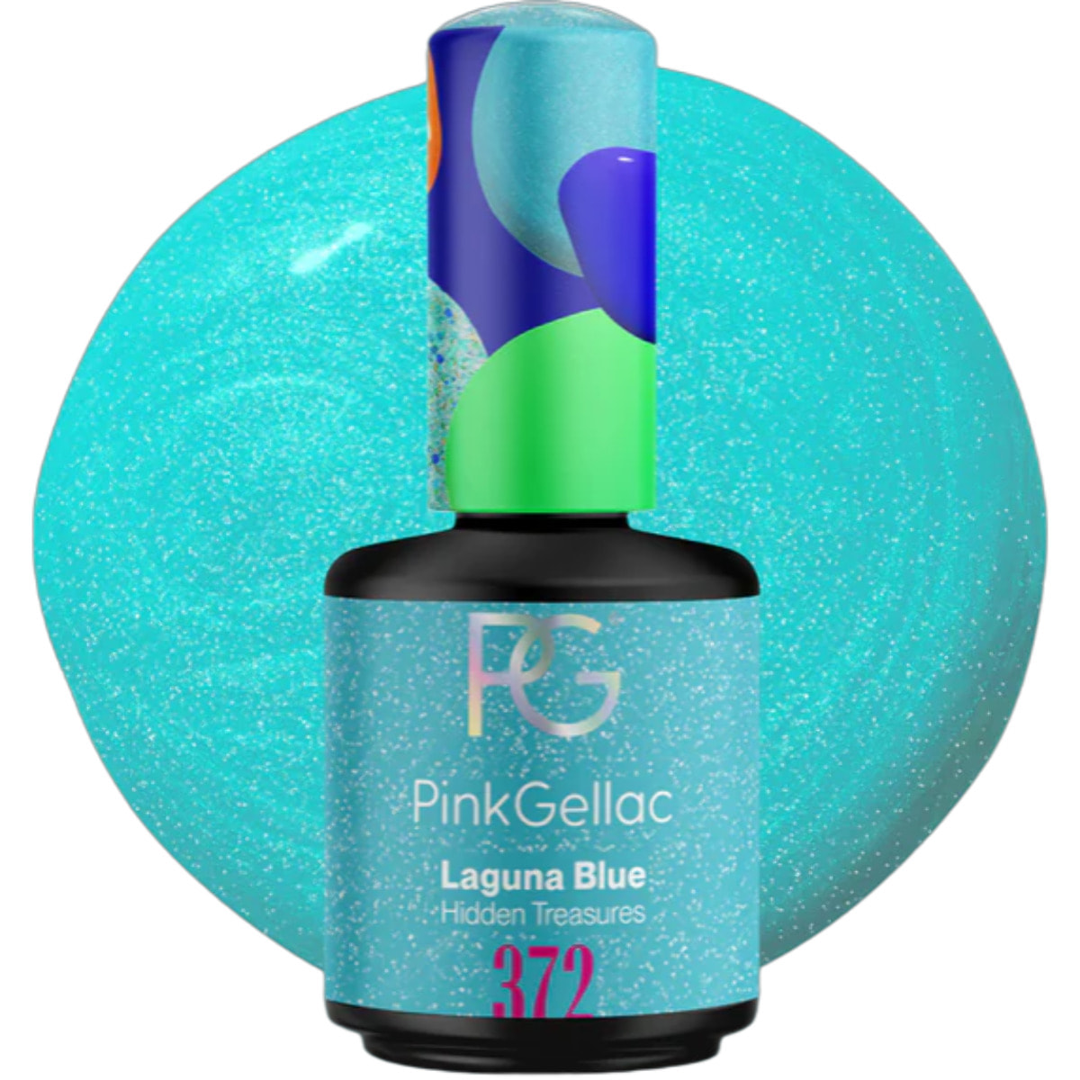 Vernis semi-permanent - 372 Lagina Blue - 15 ml