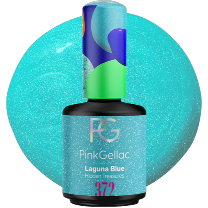 Vernis semi-permanent - 372 Lagina Blue - 15 ml