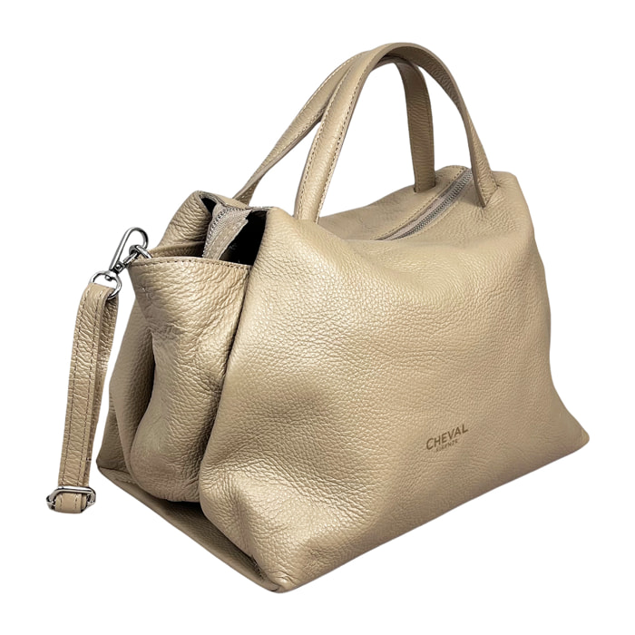 Bolso de Mano Cheval Firenze Algedi Taupe