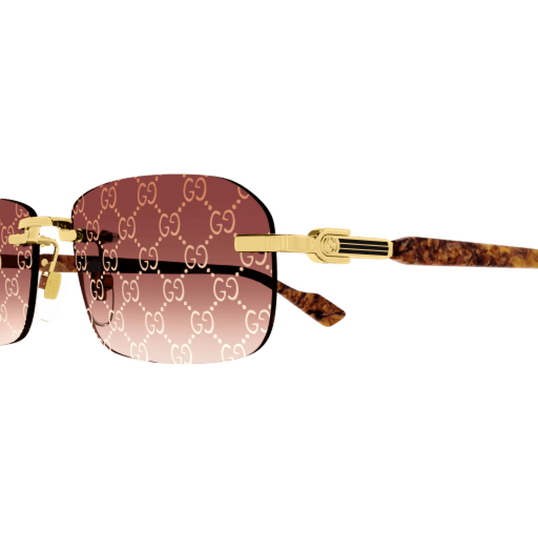 Gafas de Sol Gucci GG1221S-004 de Metal Hombre 56 mm