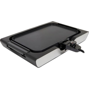 Plancha électrique ESSENTIELB EPL 2 Delicia réversible à poser, 40x24 cm