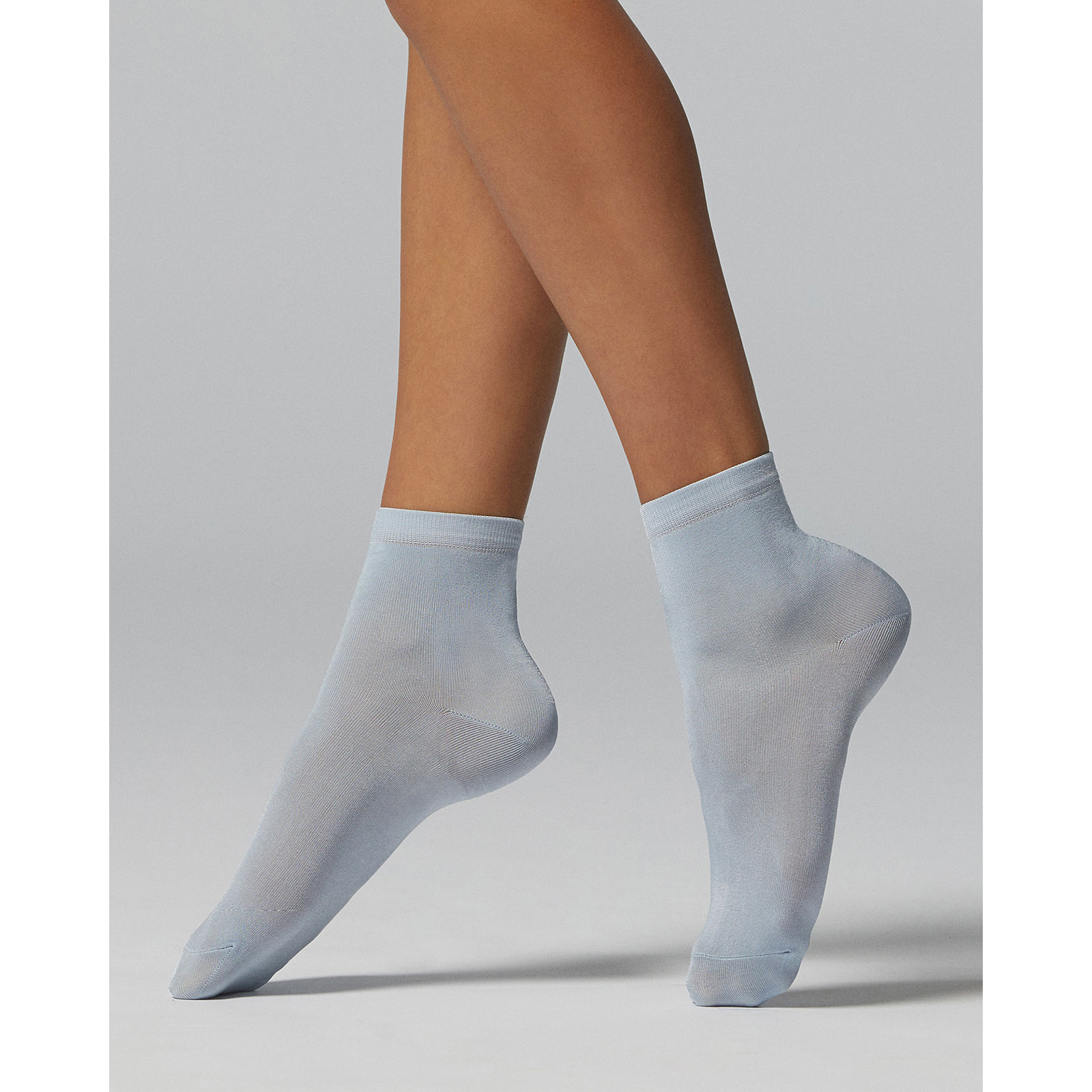 Calzino Cassiopea viscosa con strass sul retro