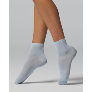 Calzino Cassiopea viscosa con strass sul retro