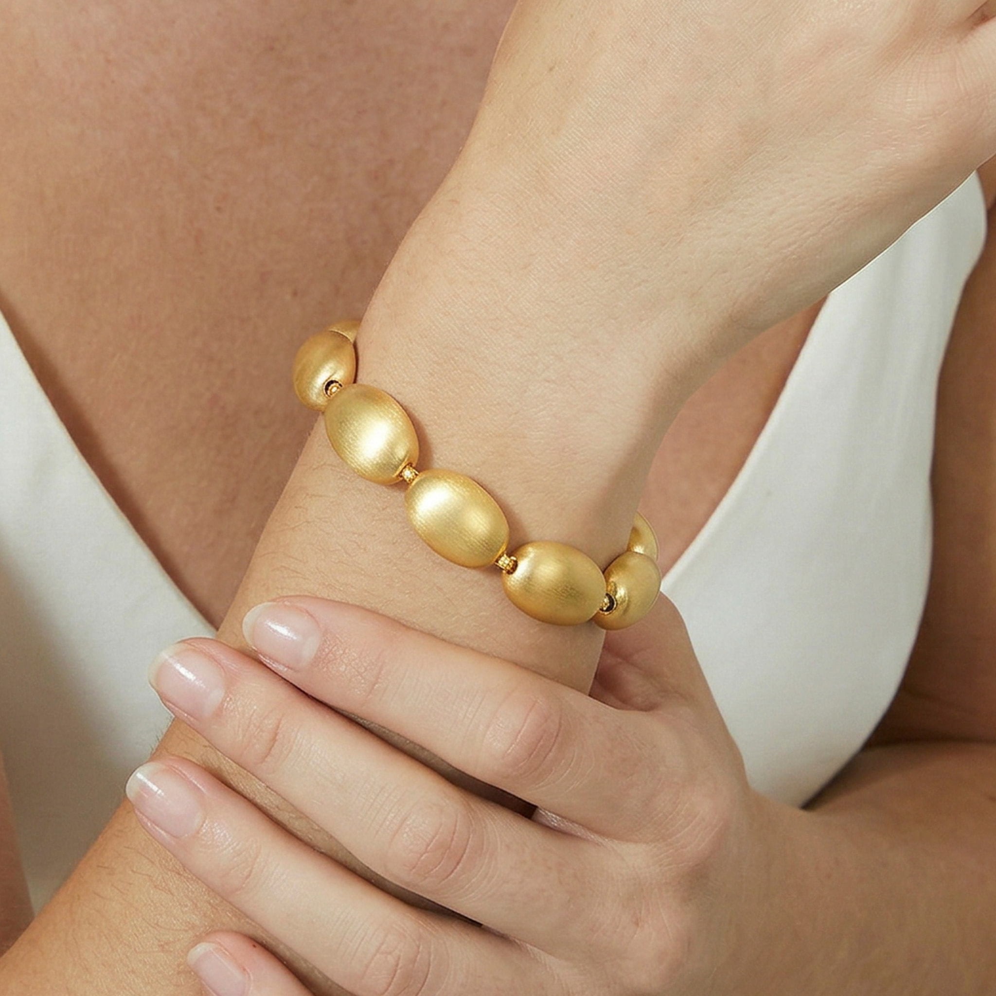 Pulsera Oga acabado oro amarillo 18k