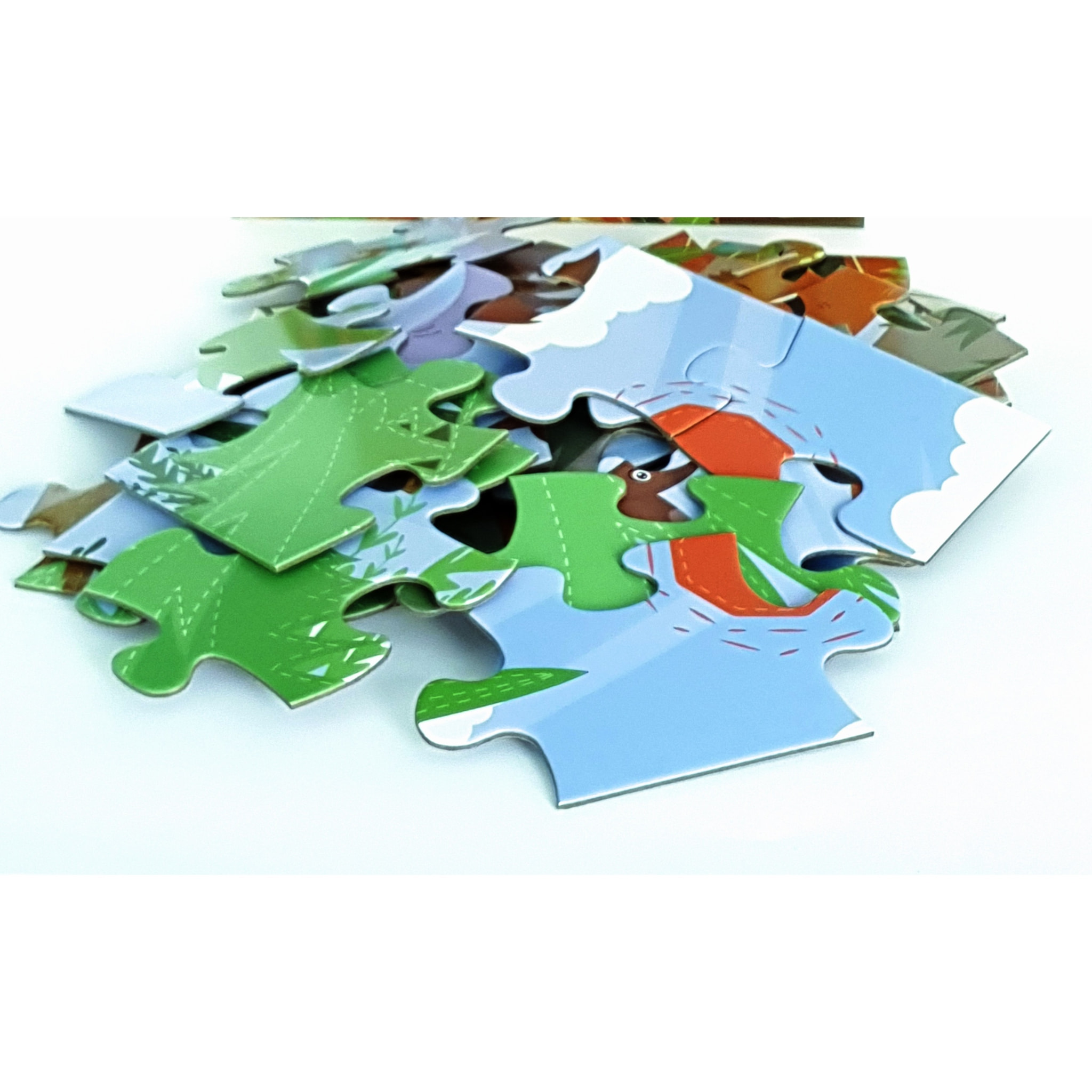 PUZLE DE 35 PIEZAS: MUNDO DINOSAURIO