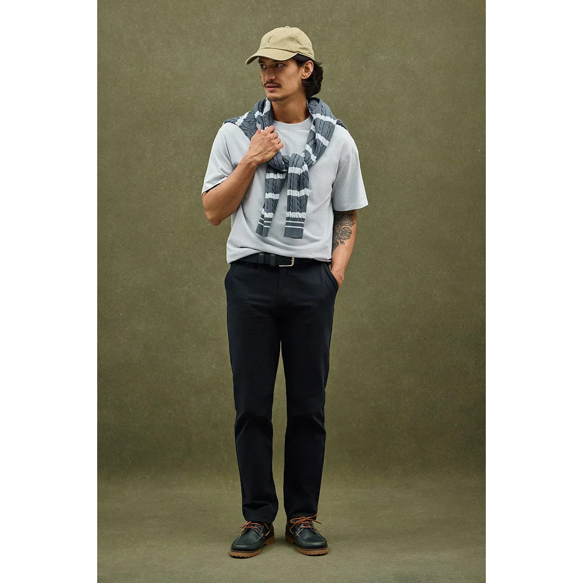 Maglietta azzurra dal fit rilassato con logo in gomma Polo Club