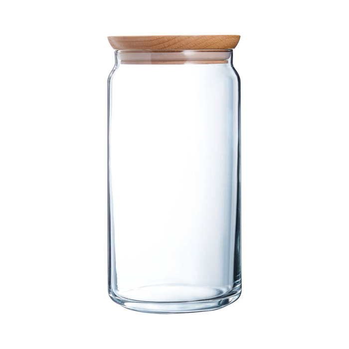 Pot de conservation en verre Pure Jar Wood - Luminarc