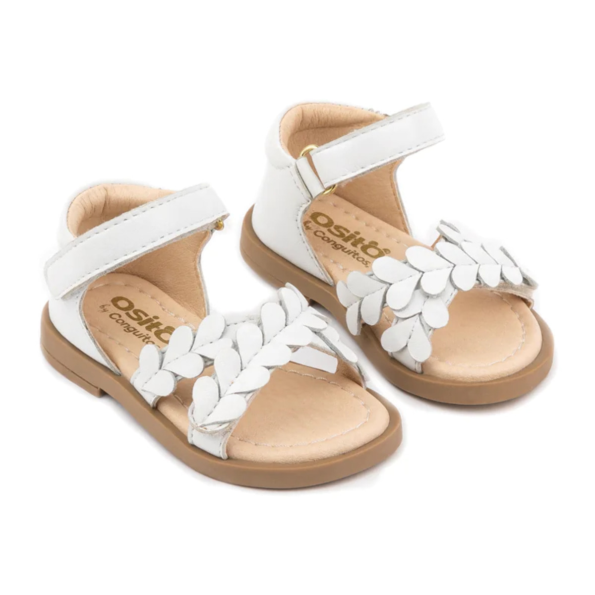 Sandalias De Bebé En Blanco