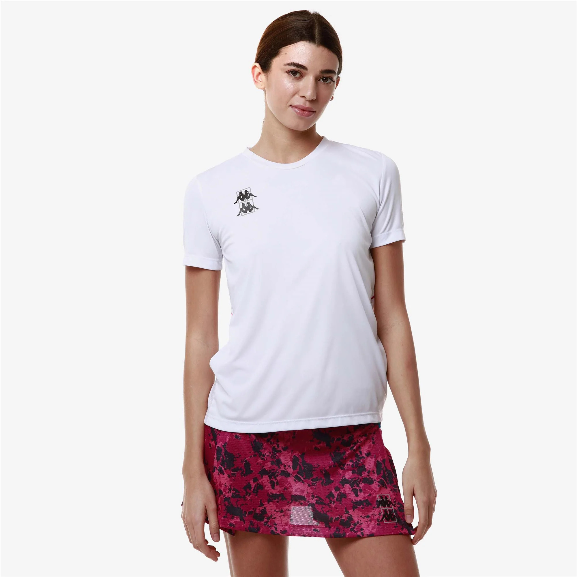 Kappa - Maglie gioco Donna Bianco - Kombat Padel Fitasi