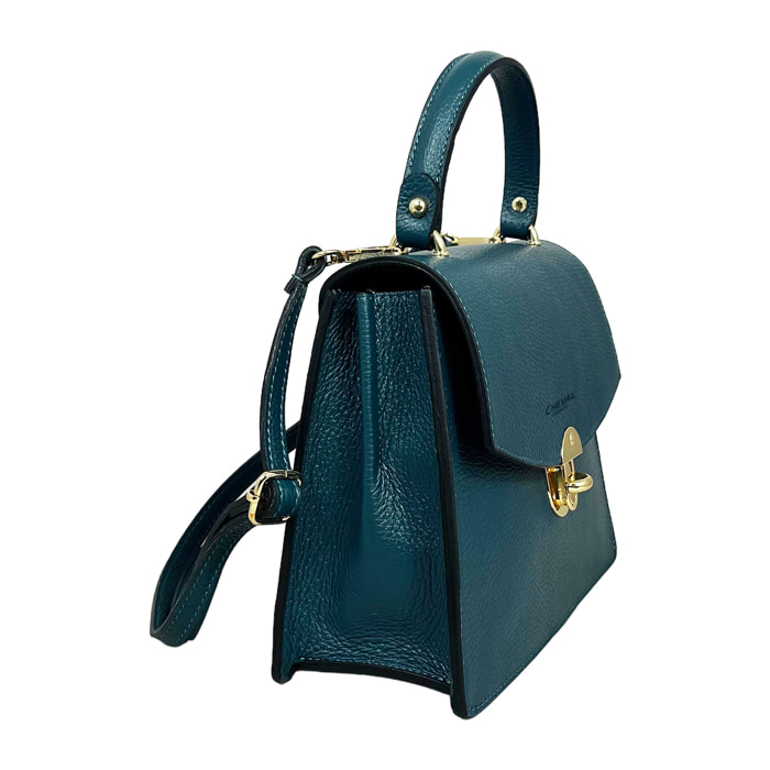 Bolso de Mano Cheval Firenze Beta Azul Petróleo