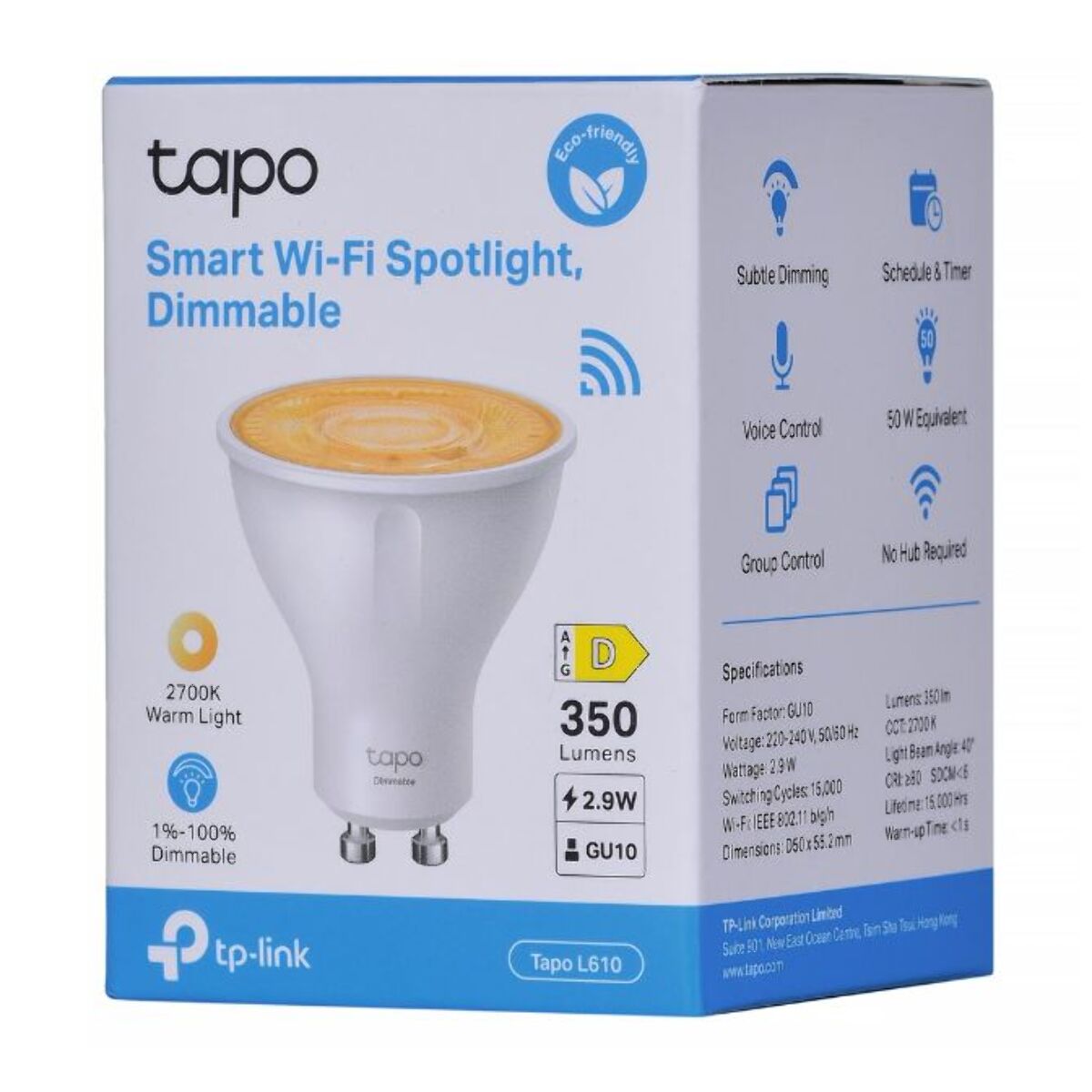 Ampoule LED connectée TP-LINK Tapo L610