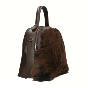 Borsa a mano da donna - Modello Aponia - Vera pelle - 33.0 x 28.0 x 12.0 cm