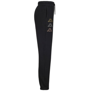 Pantaloni Kappa Donna Logo Kiamata Nero