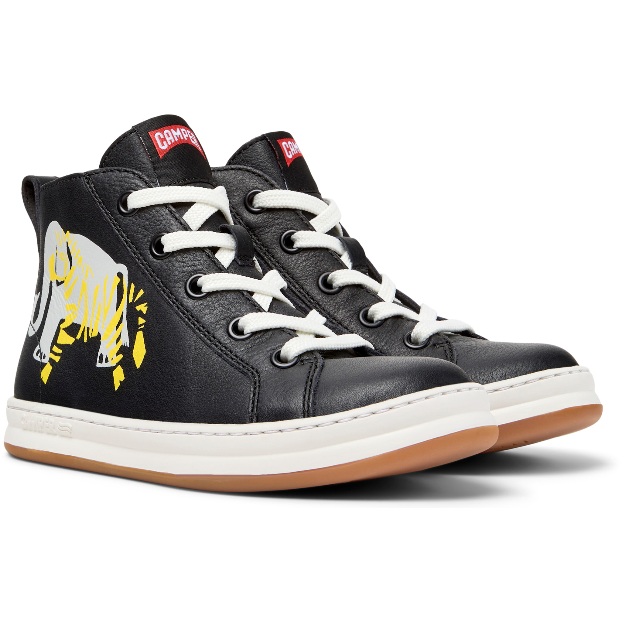 Zapatillas - CAMPER Runner Four Twins - Negro - Cuero liso